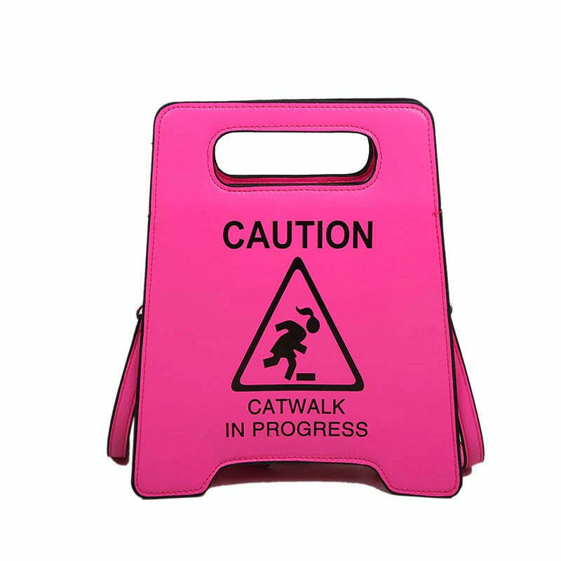 Catwalk in Progress Neon Handbag - Stylish Minimalist Handbag for Y2K Fashion Lovers