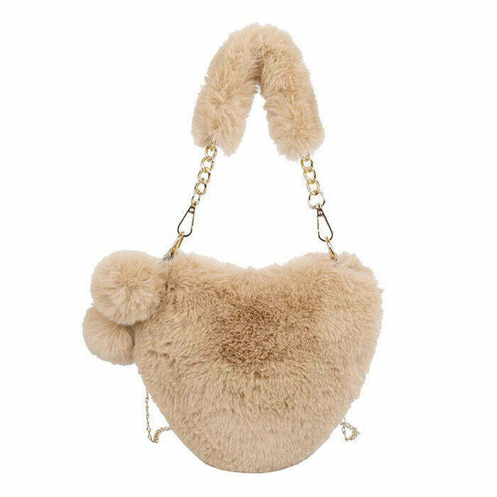 Chic Coquette Heart Bag - Trendy Y2K Aesthetic Tote for Fashion-Forward Style Lovers