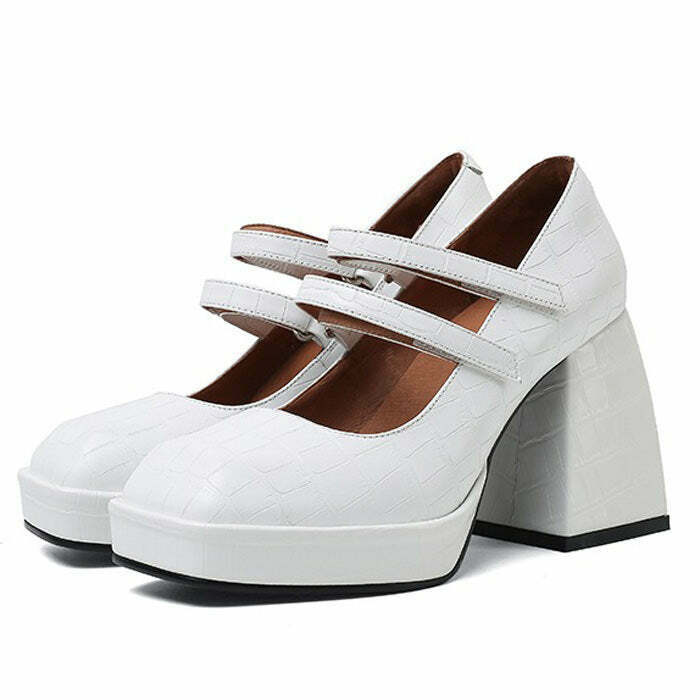 Chic High School Crush Heels - Trendy Baddie High Heels for Y2K Fashion Lovers