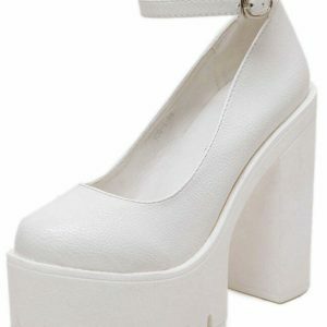 Chic Platform Heeled Sandals for Modern Y2K Fashion - Trendy Tabi Style Footwear