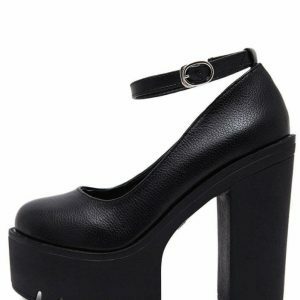 Chic Platform Heeled Sandals for Modern Y2K Fashion - Trendy Tabi Style Footwear