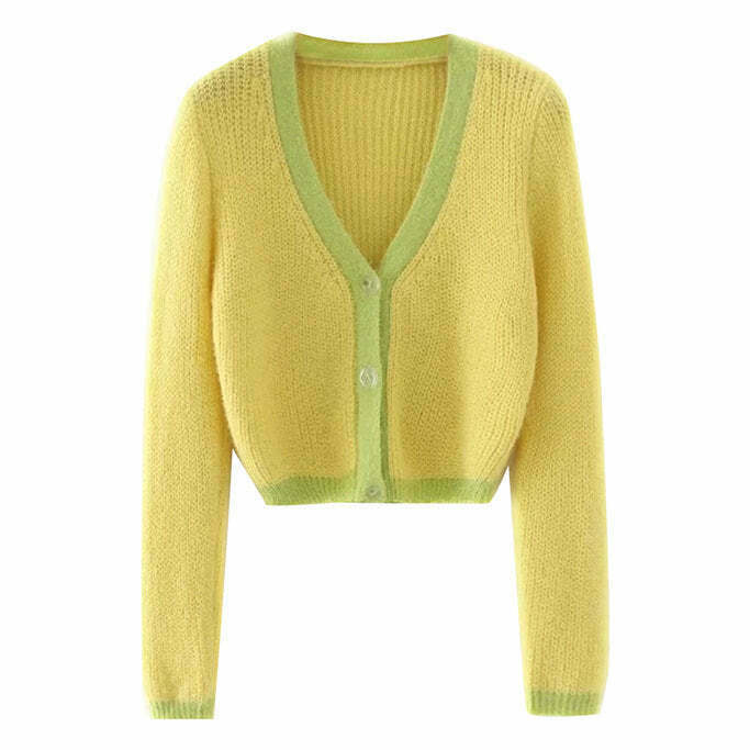 Chic Soft Touch Crop Cardigan - Cozy Coquette Style for Effortless Y2K Fashion Looks