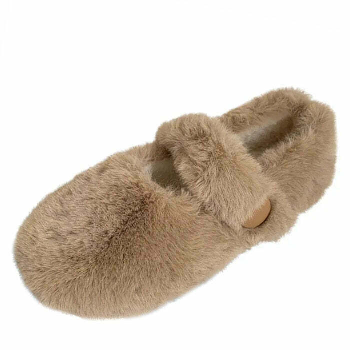 Cozy Sheepskin Ballet Flats for Ultimate Comfort | Trendy Y2K Balletcore Style Shoes