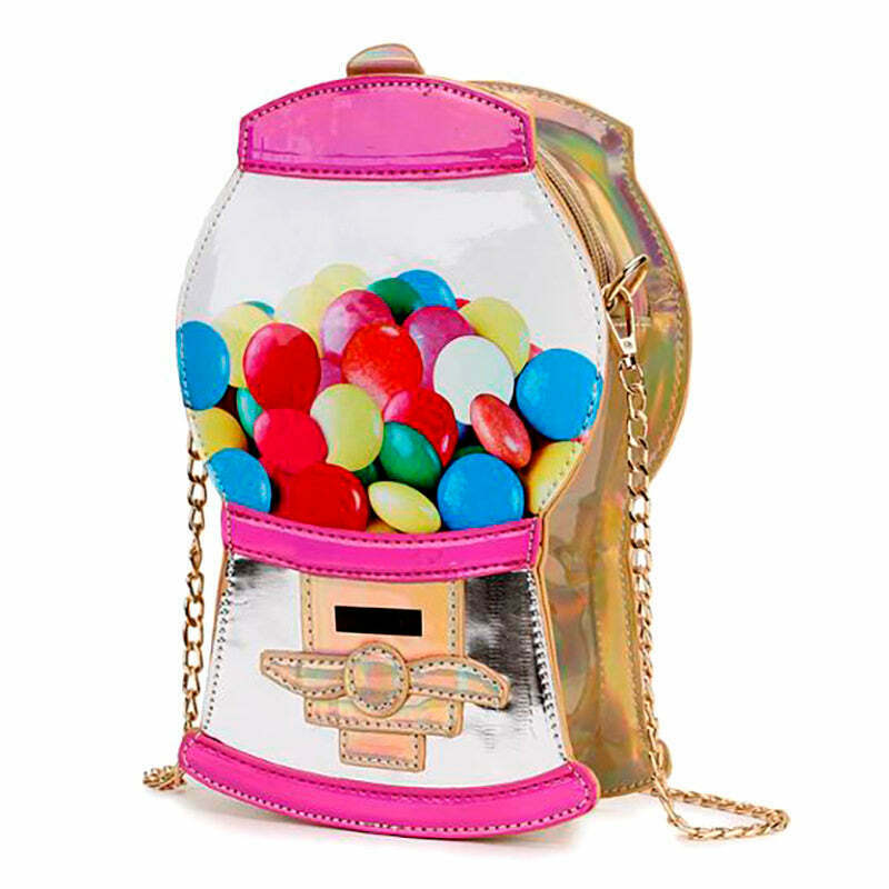 Cute Gumball Machine Mini Handbag - Trendy Y2K Fashion Accessory for Minimalist Style