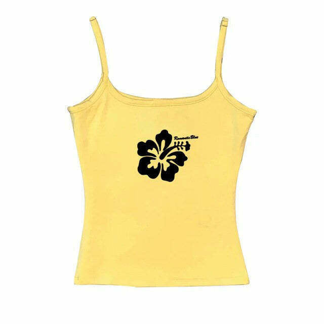 Edgy Coconut Girl Aesthetic Tank Top - Y2K Star Design & Cowgirl Corset Style