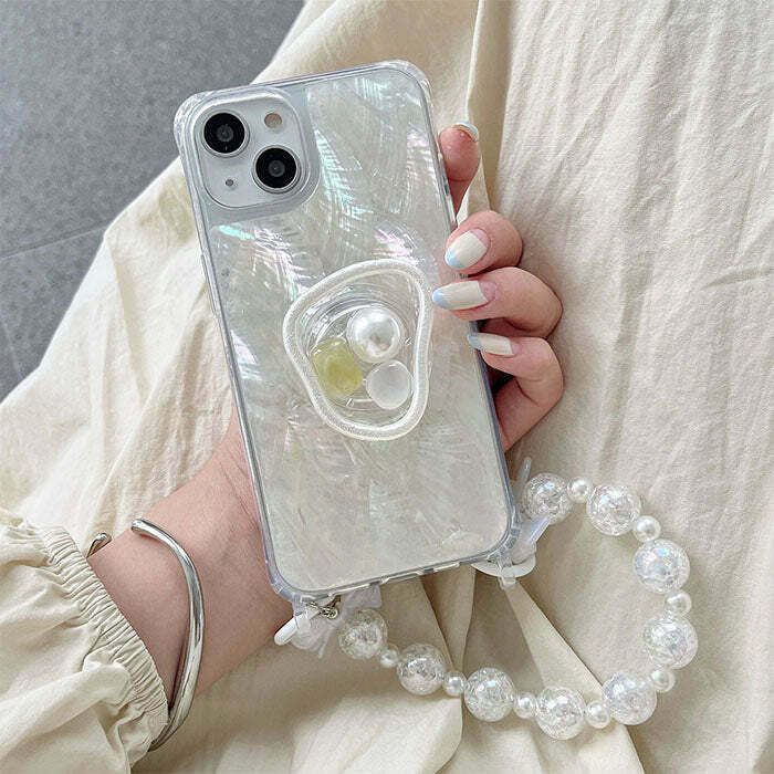 Enchanting Fairy Aesthetic iPhone Case with Embroidered Design - Perfect for Fairycore Lovers