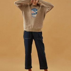 Expensive Milk Jumper - Luxury Knitwear for Trendy Y2K Core and Preppy Outfits