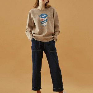 Expensive Milk Jumper - Luxury Knitwear for Trendy Y2K Core and Preppy Outfits