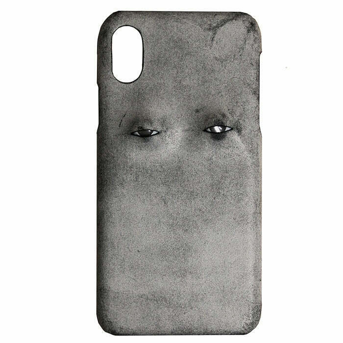 Grunge Aesthetic Eyes iPhone Case - Stylish Butterfly Design for Trendy Y2K Vibes