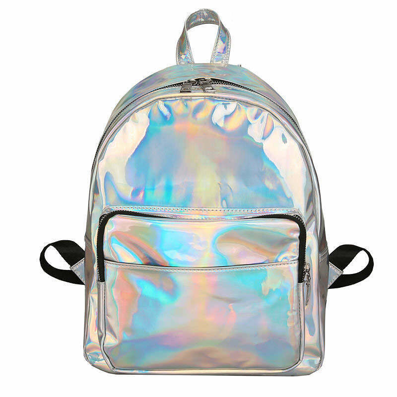 Holo Mini Backpack - Trendy Y2K Butterfly Design, Perfect for Boho Style and Everyday Use