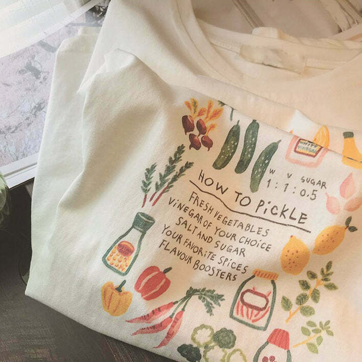 How to Pickle Aesthetic Print Graphic T-Shirt - Vintage Y2K Style for Trendy Streetwear