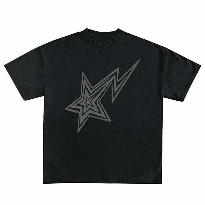 Iconic Y2K Superstar Behavior Graphic T-Shirt in Soft Cotton-Spandex Blend for Trendy Style