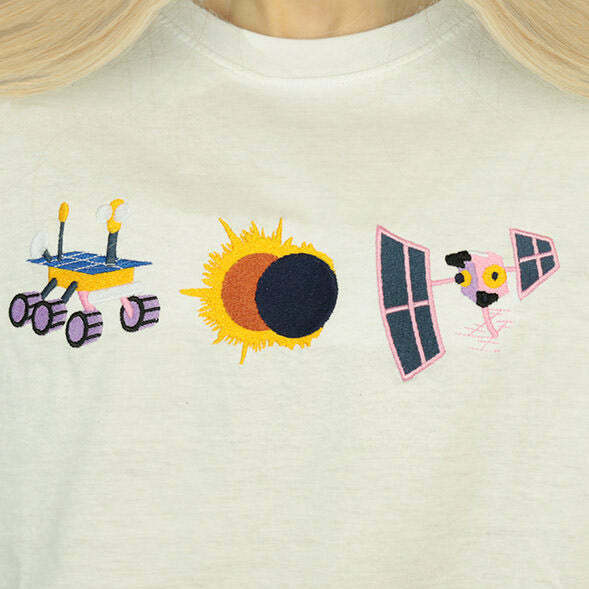 Lost in Space Tee: Y2K Retro Style Shirt with Trendy Graphics for Street Fashion Lovers