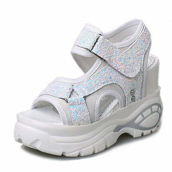 Made to Sparkle Platforms - Shimmering Y2K Style Emo Footwear for Trendy Outfits