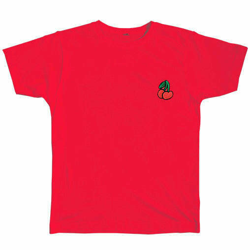 Merry Cherry Y2K T-Shirt for Trendy Summer Outfits - Soft 95% Cotton & 5% Spandex Blend