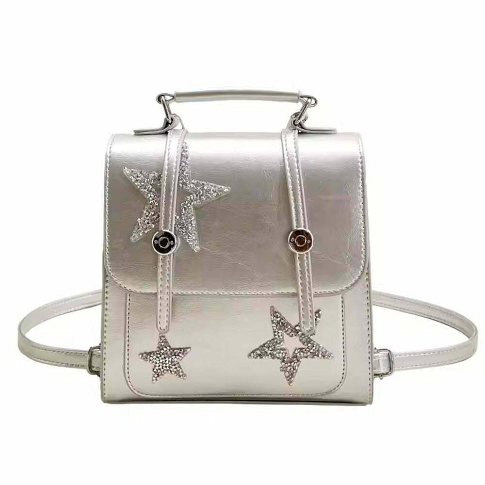 Star Girl Aesthetic Mini Backpack with Butterfly Design - Trendy Y2K Style for Every Outfit