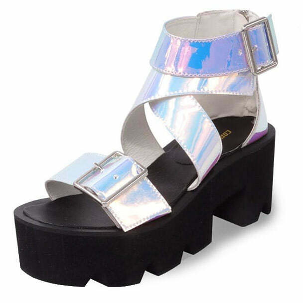 Trendy Astronomy Domine Tabi Sandals for Y2K Fashion Lovers - Emo & Grunge Style