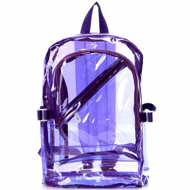 Trendy Clear Y2K Backpack with Cute Little Bear Design - Perfect for Future Aesthetics