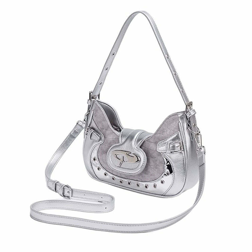 Trendy Future World Y2K Mini Shoulder Bag - Chic Style for Y2K Fashion Lovers