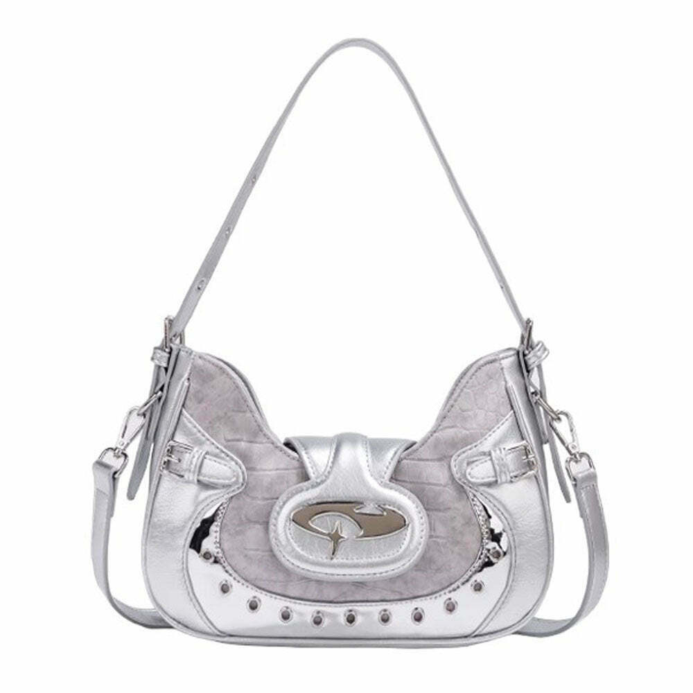 Trendy Future World Y2K Mini Shoulder Bag - Chic Style for Y2K Fashion Lovers