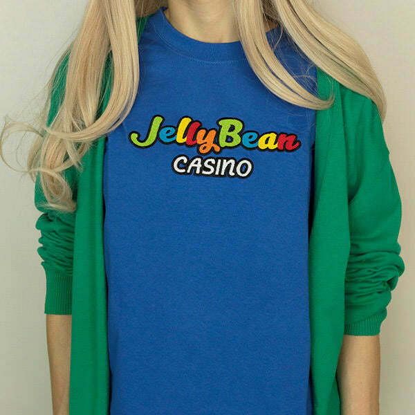 Trendy Jelly Bean T-Shirt with Retro Hearts Beanie - Y2K Fashion Must-Haves