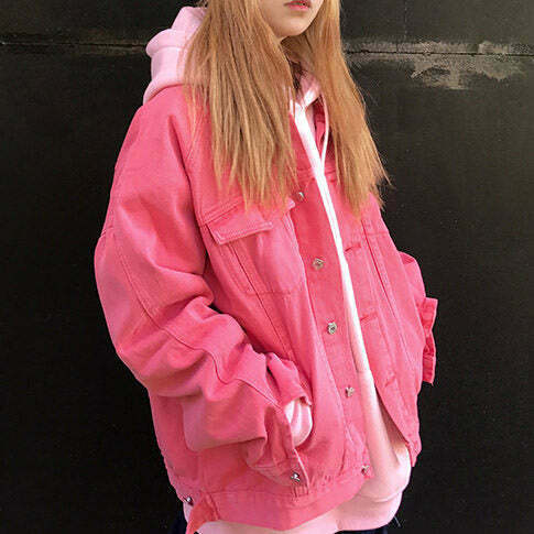 Trendy Strawberry Milkshake Jacket with Cozy Fleece Lining for Y2K Fashion Lovers