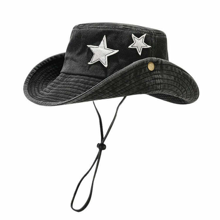 Trendy Superstar Behavior Y2K Fisherman Hat - Stylish Accessory for Y2K Fashion Lovers