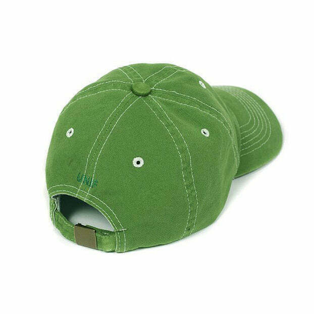 Trendy Y2K Antisocial Avocado Cap - Stylish Denim Capri Shorts & Cat Ear Baseball Hat