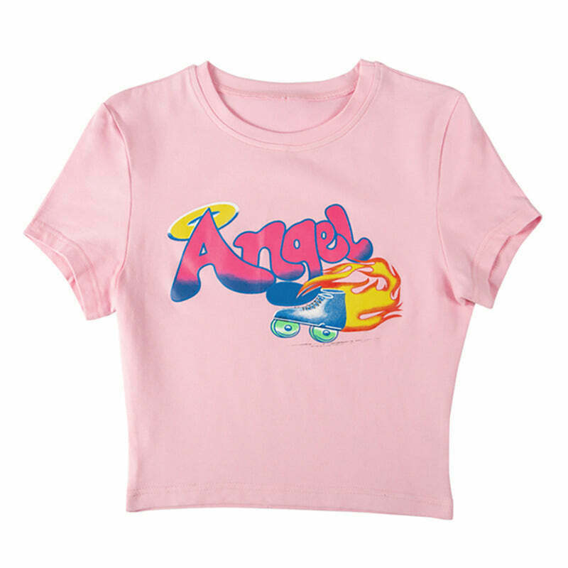 Trendy Y2K Baby Tee with Bow Detail - Stylish 90s Kids Tee for Fashion-Forward Outfits