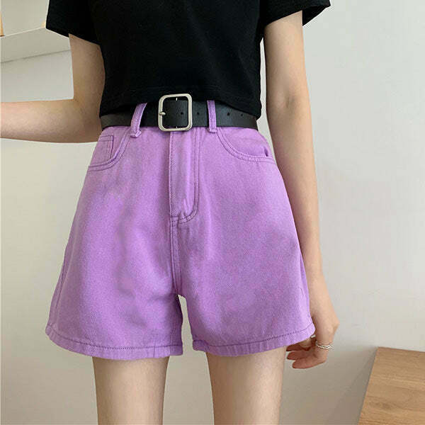 Trendy Y2K Craft Shorts in Japanese Style - Aesthetic Preppy Fashion for Teens