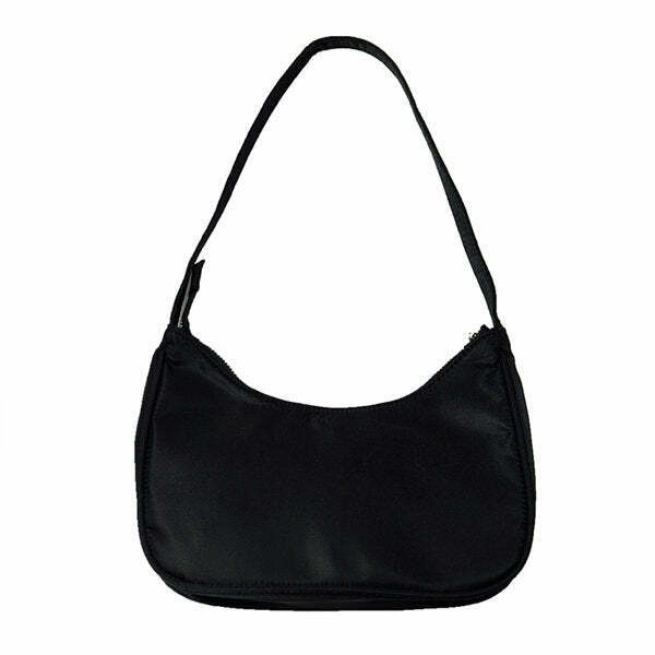 Trendy Y2K Nylon Bag - Stylish 2000's Inspired Tote for Aesthetic Fashion Lovers