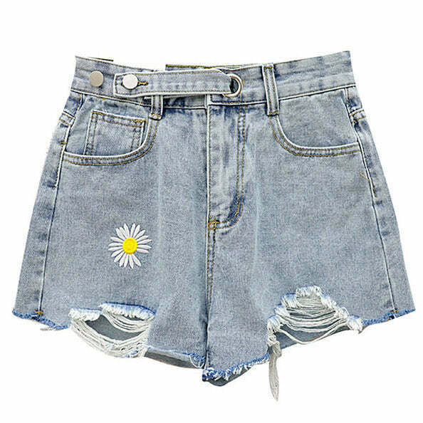 Trendy Y2K Rhinestone Fringe Denim Shorts with Pleated Skirt Style for a Chic Look