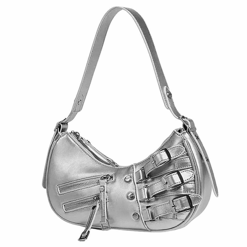 Trendy Y2K Shoulder Bag with Chic Design and Durable Material for Fashion-Forward Looks