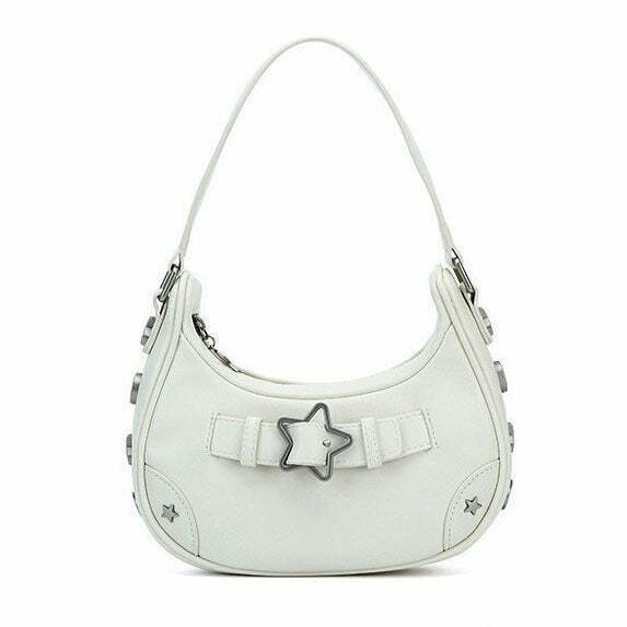 Trendy Y2K Star Shoulder Bag - Chic Design with Stylish Embellishments for Fashion Lovers