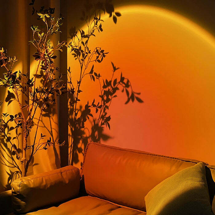 Vibrant Sunset Projector for Y2K Aesthetic: Transform Your Space with Stunning Colors