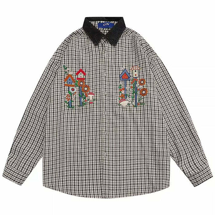 Vintage Grandma's House Long Sleeve Shirt - Cute Aesthetic Sweatshirt for Y2K Style Lovers