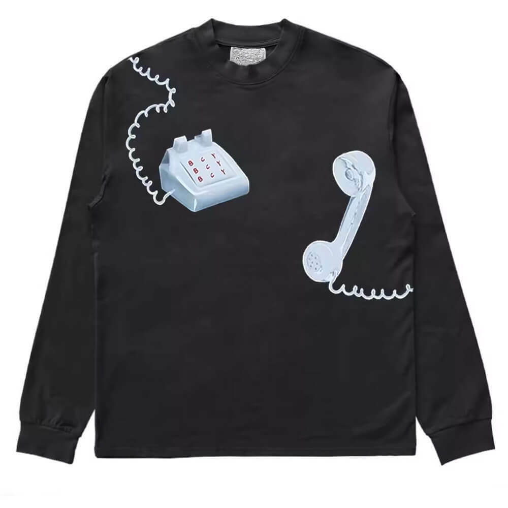 Vintage Old School Phone Aesthetic Sweatshirt - Cozy Cute Style for Trendy Outfits