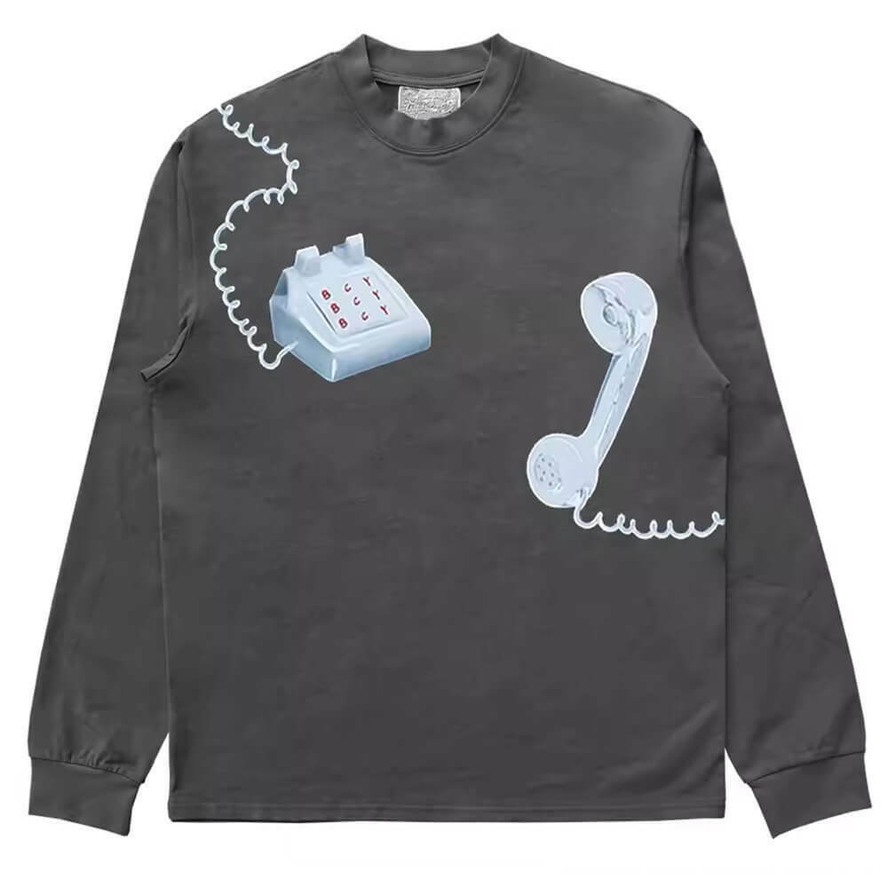 Vintage Old School Phone Aesthetic Sweatshirt - Cozy Cute Style for Trendy Outfits